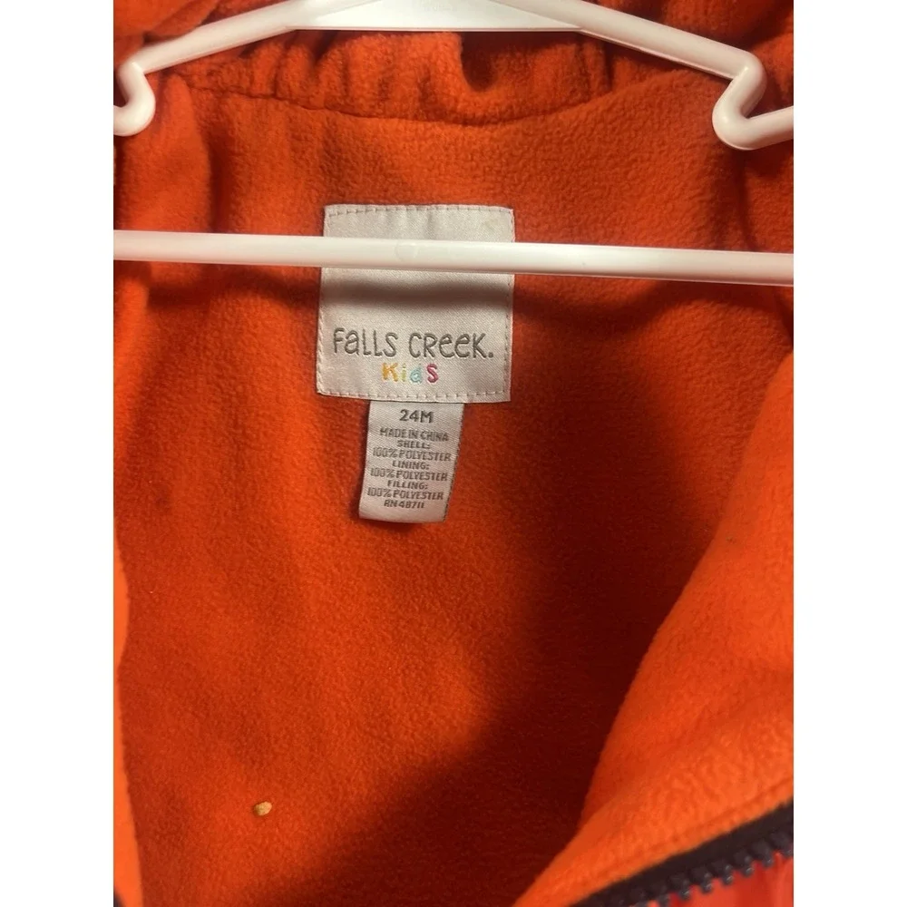 Falls Creek Kids Puffer Jacket 24M Toddler Boys Hooded Winter Coat